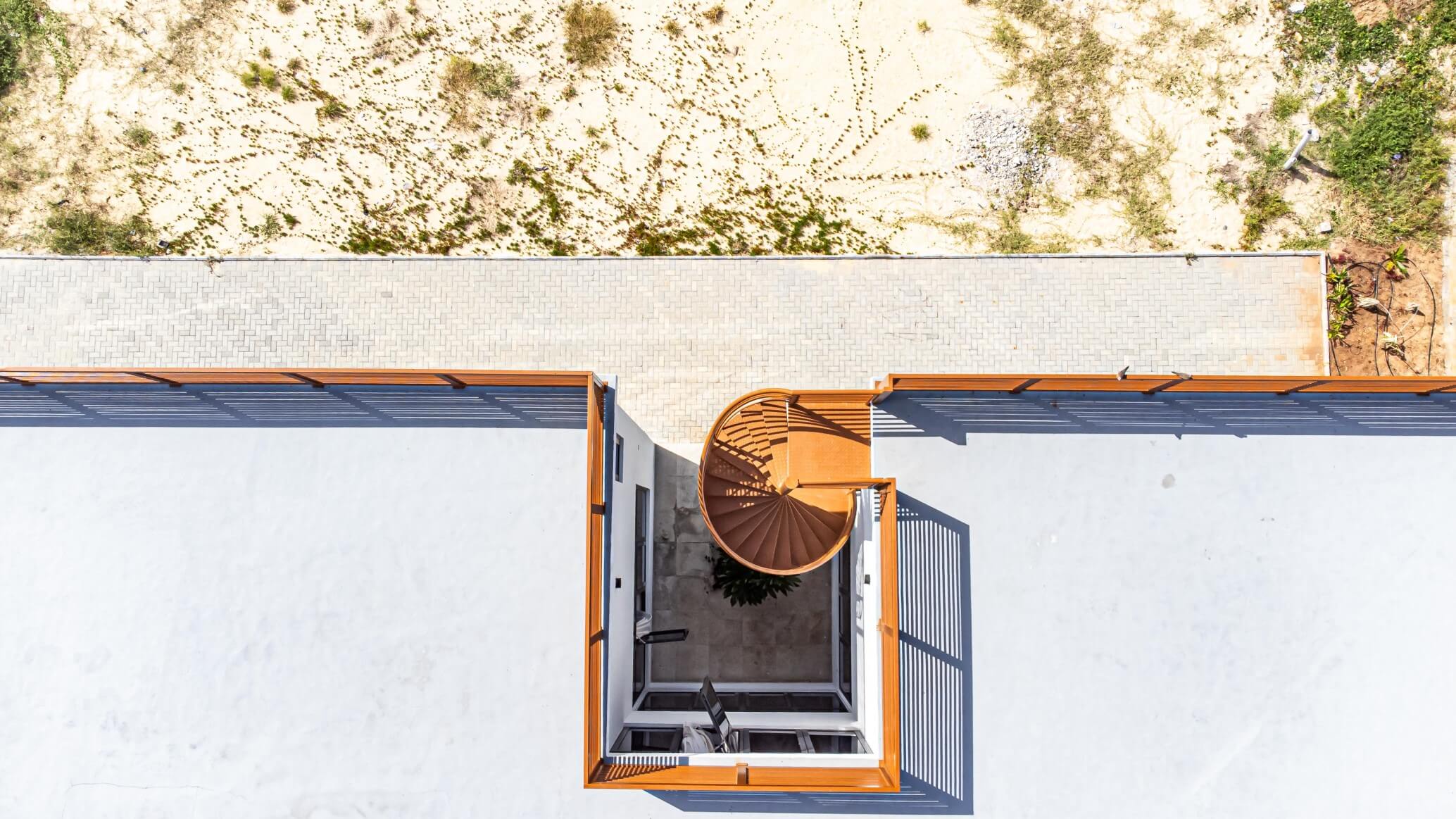 Close-Range-Aerial-View-Rafters-Properties-Maiyegun Beach Estate Duplex - Jakande Lagos