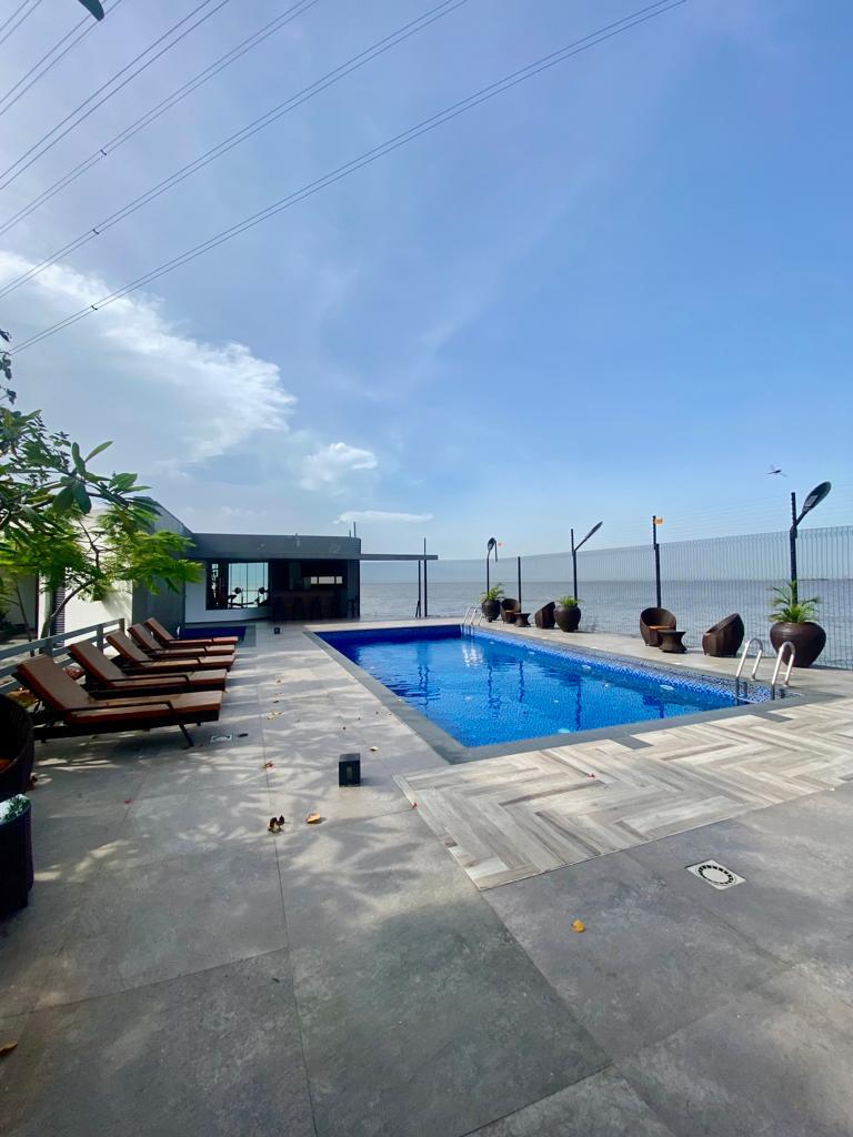 Swimming-Pool-Area-Rafters-Properties-3-bedroom apartment in Banana Island Ikoyi
